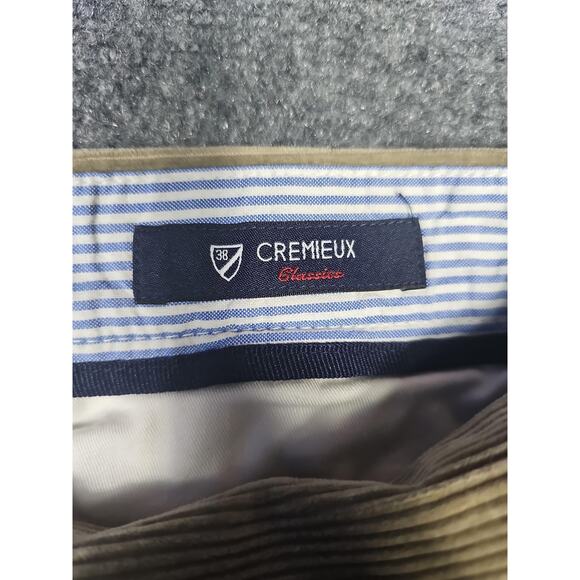 Cremieux Pants Mens 33x30 Brown Corduroy Cotton Straight Leg Casual Chino - Picture 2 of 8